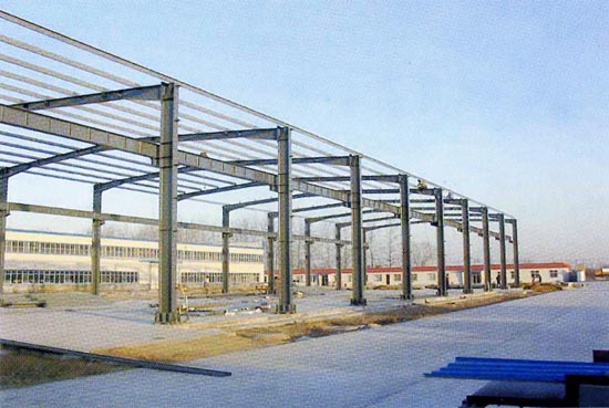 太原彩鋼鋼結(jié)構(gòu)100T車間